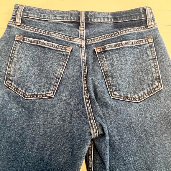 Abercrombie & Fitch 27/4R The Mom High Rise Button Fly Ankle Denim Jeans - Picture 5 of 5